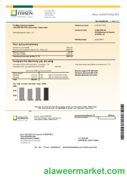 Southern California Edison utility business bill SCR